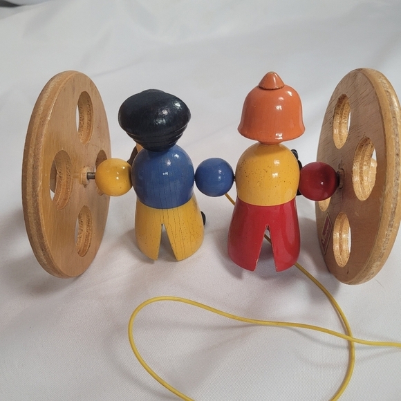 Vintage Walter West Germany Wooden Pull Toy - Picture 4 of 8